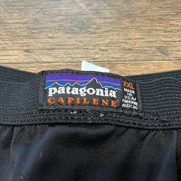 Patagonia Capilene shorts Mens  XXL Black Performance Base Layer Bottom - Picture 3 of 5